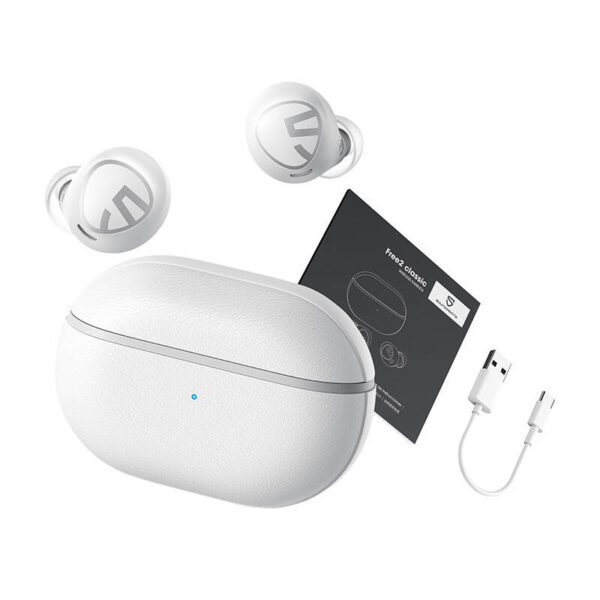 TWS Soundpeats Free2 Classic Headphones (white) - Image 3