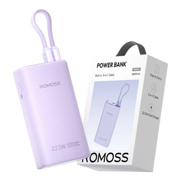 Powerbank Romoss PHA10 10000mAh 22.5W (purple) - Image 4