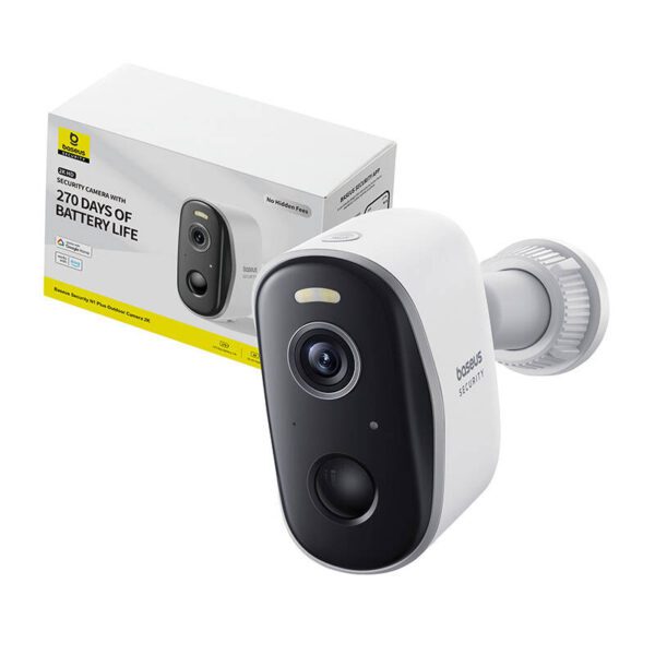 Baseus N1 Plus Outdoor Camera (White) - Image 6