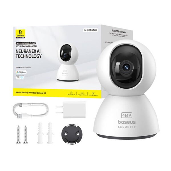 Baseus P1 3K Indoor Camera (White) - Image 10