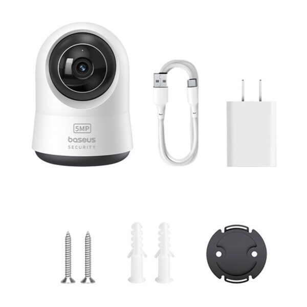 Baseus P1 Pro 3K Indoor Camera (White) - Image 7