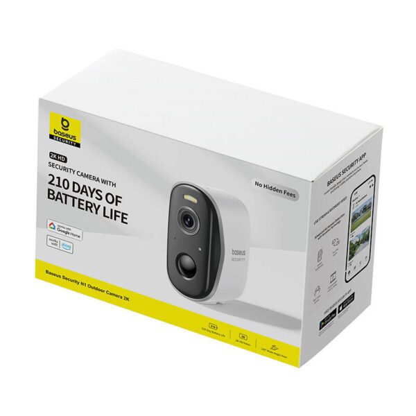 Baseus N1 Outdoor Camera (White) - Image 4