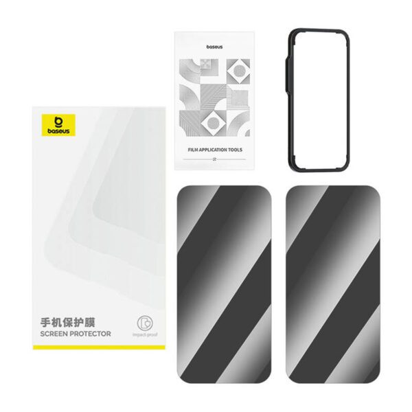 Baseus Superior privacy glass for iPhone 15 Plus - Image 2