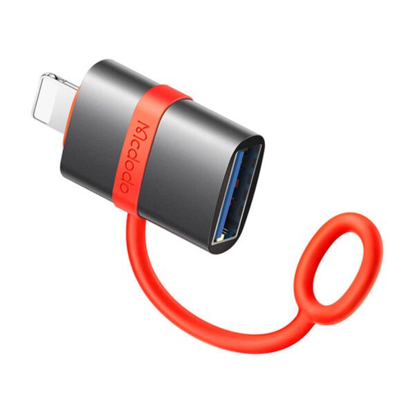 McDodo OT-3810 USB-A to Lightning Adapter (black) - Image 2