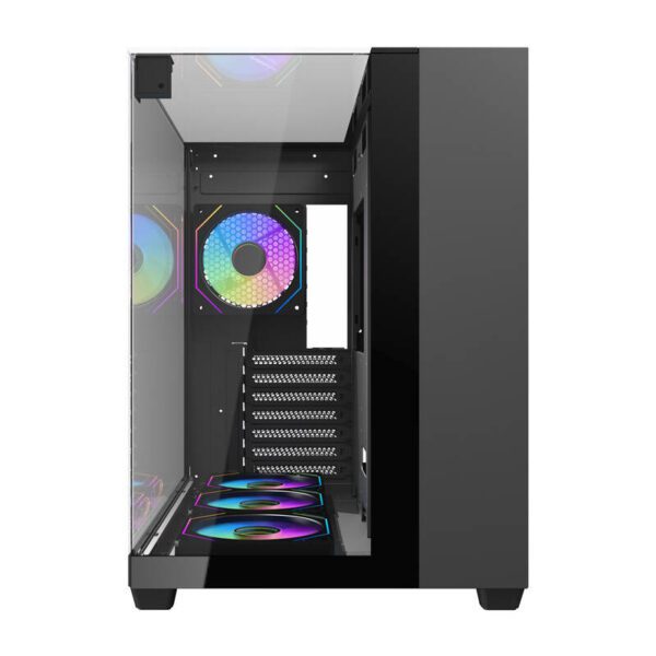 Darkflash TH285 computer case (black) + 4 fans - Image 2