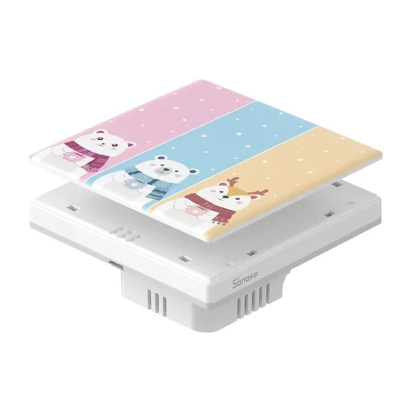 Decorative cover / cap for T5 SONOFF Cartoon 3C touch switch - Image 8