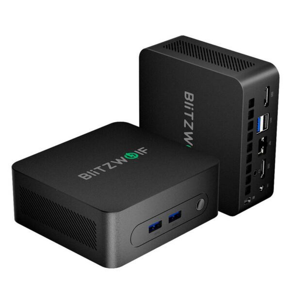 Mini PC BlitzWolf Windows11 Intel Dual Display BW-MPC2 (czarny) - Image 3