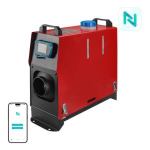 Parking heater Blitzwolf BW-AH-V2-BT, 5kw, 12V, app-controlled with standard banana interface + controller with display + Bluetooth