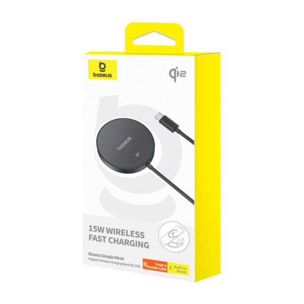 Baseus Simple Mini4 15W Charging Stand (black) - Image 8