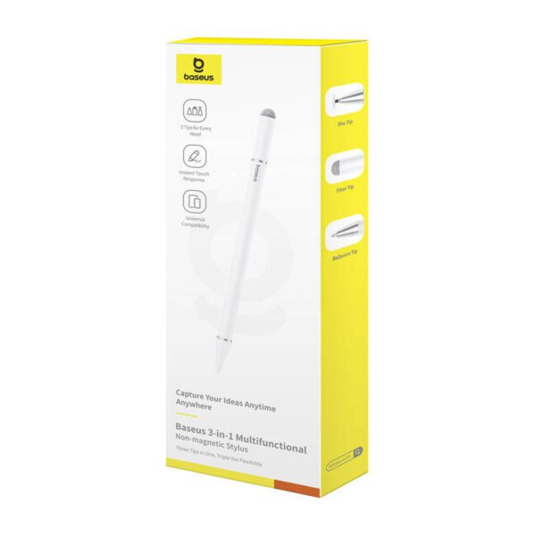 Baseus Smooth Writing III stylus Non-magnetic version (white) - Image 7