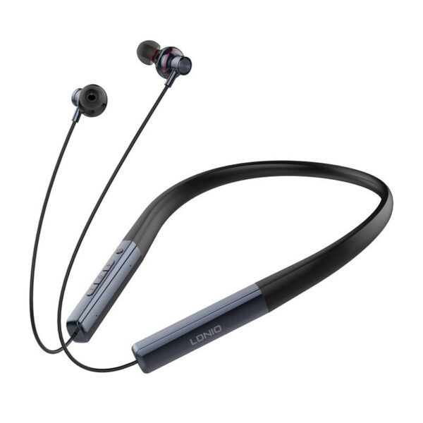 LDNIO N01 wireless neckband headphones (dark blue) - Image 2