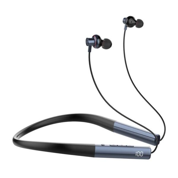 LDNIO N01 wireless neckband headphones (dark blue) - Image 3
