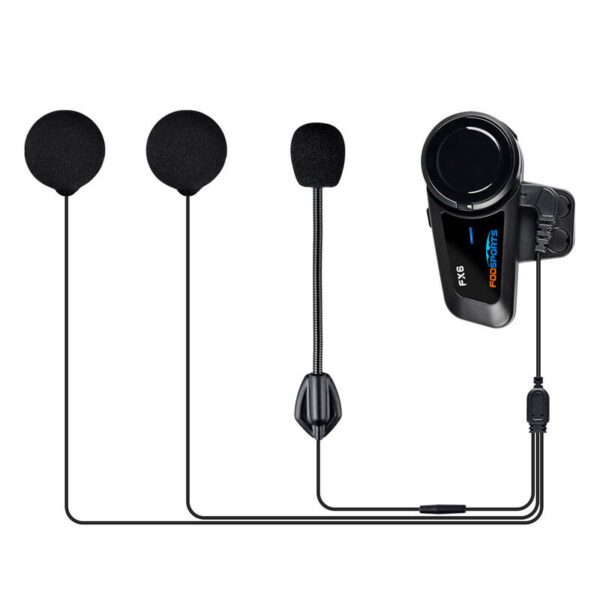 Fodsports FX6 motorcycle intercom two-pack (black) - Image 9