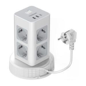 Tessan TPS03RX-DE-C power strip (white)