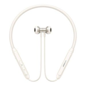 Joyroom JR-D8 wireless neckband headphones (cream white)