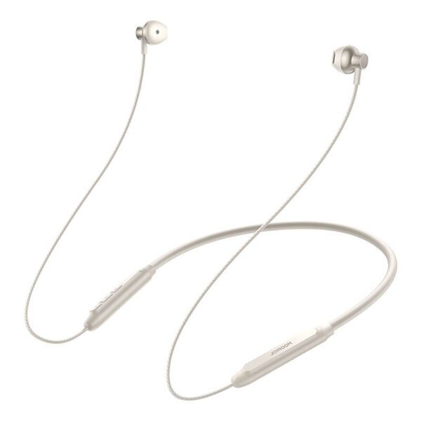 Joyroom JR-D8 wireless neckband headphones (cream white) - Image 3