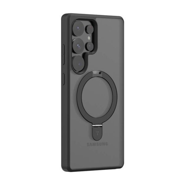 Torras Ostand Series Phone Case for Samsung S25 Ultra (black) - Image 2