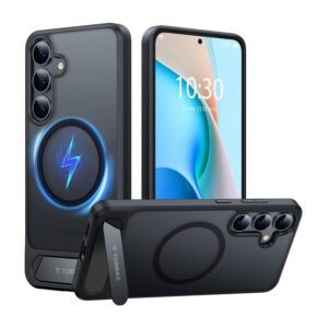 Torras Phone Case Pstand Series do Samsung S25+ (black)