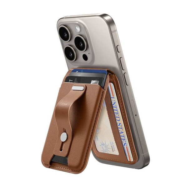 ESR magnetic wallet with stand function (brown) - Image 2