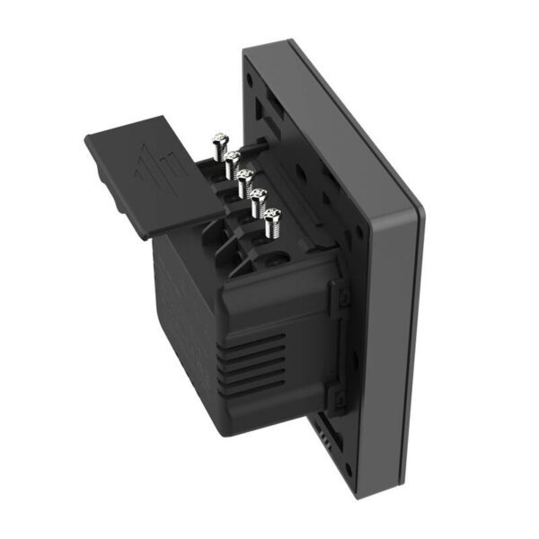 Smart WiFi wall switch SONOFF M5-1C-80 (1-channel, for frame, graphite) - Image 7