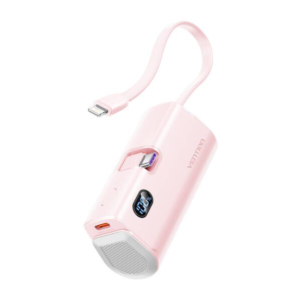 Powerbank Vention LED display 4800mAh 22.5W FHQP0 (pink) - Image 2