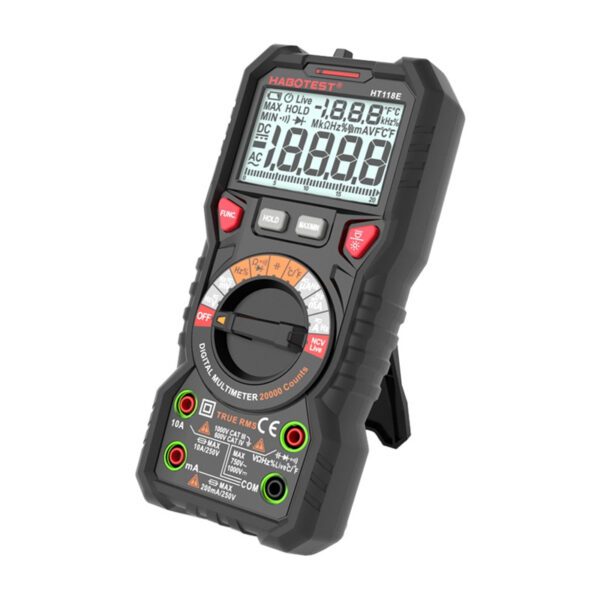 Habotest HT118E Universal Digital Multimeter True RMS NCV - Image 4