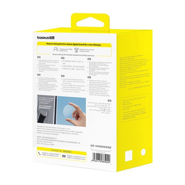 Baseus GoTrip DT1 Car Safety Hammer Black - Image 8
