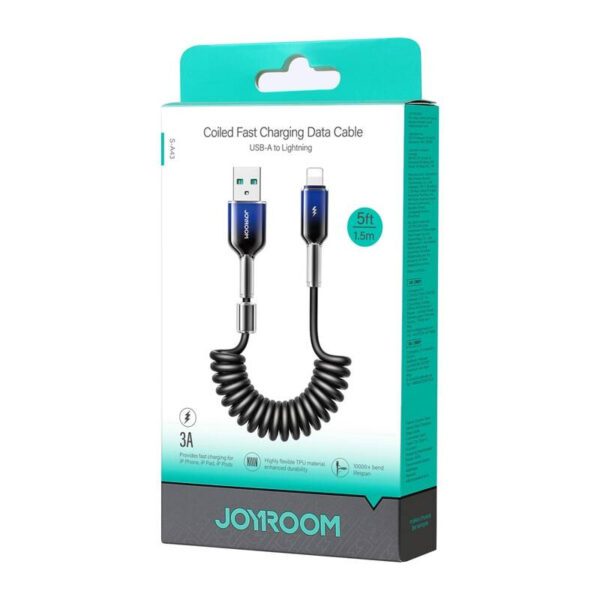 Cable USB-A Lightning Joyroom S-A43 1.5m czarny - Image 2