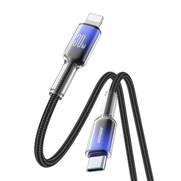 Cable USB-C Lightning Joyroom S-A42 30W 1.2m czarny - Image 2