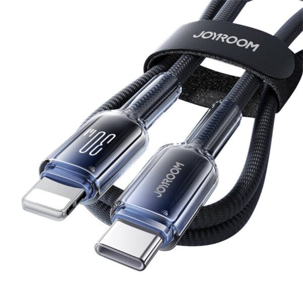 Cable USB-C Lightning Joyroom S-A42 30W 1.2m czarny - Image 3