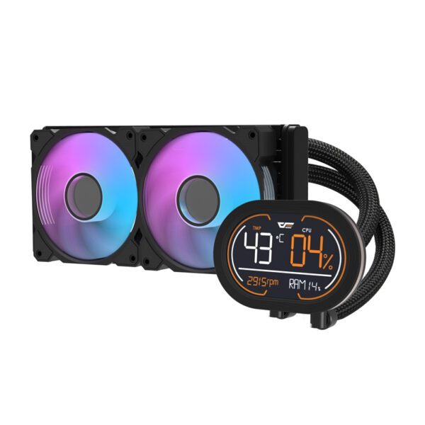 Darkflash DH240D CPU water cooler (black) - Image 2