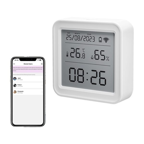 Zigbee Gosund ST17 LCD smart temperature and humidity sensor Tuya - Image 7