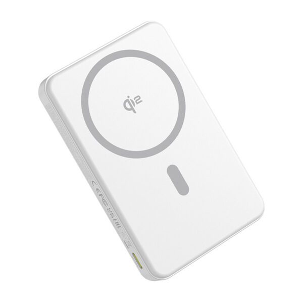 Baseus Airpow2 Qi2 magnetic powerbank 10000mAh 22.5W (white) - Image 3