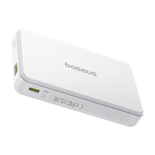 Baseus Airpow2 Qi2 magnetic powerbank 10000mAh 22.5W (white) - Image 4