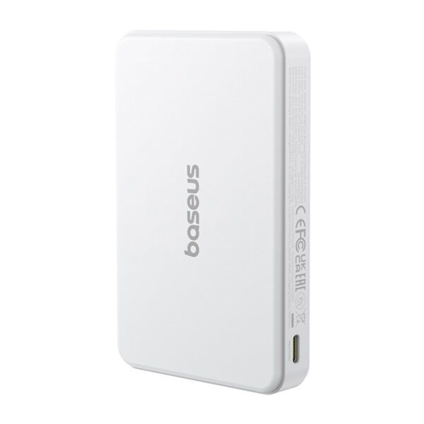 Baseus Airpow2 Qi2 magnetic powerbank 10000mAh 22.5W (white) - Image 5