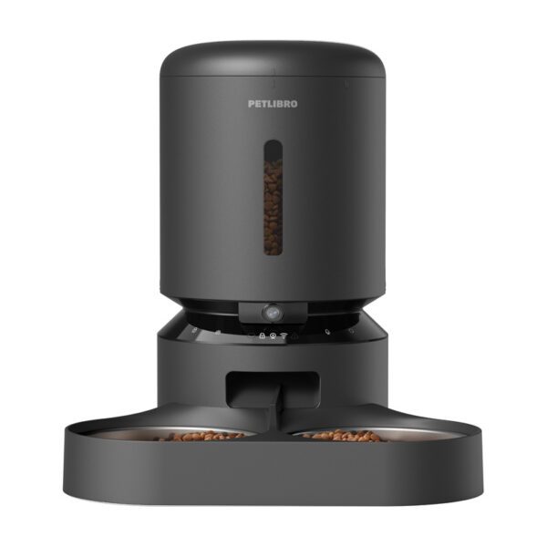 Petlibro Granary camera food dispenser with double bowl, 5L (black) - Image 2