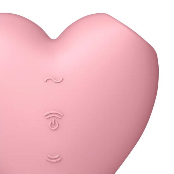 Clitoral massager Satisfyer Cutie Heart Light Red (pink) - Image 3