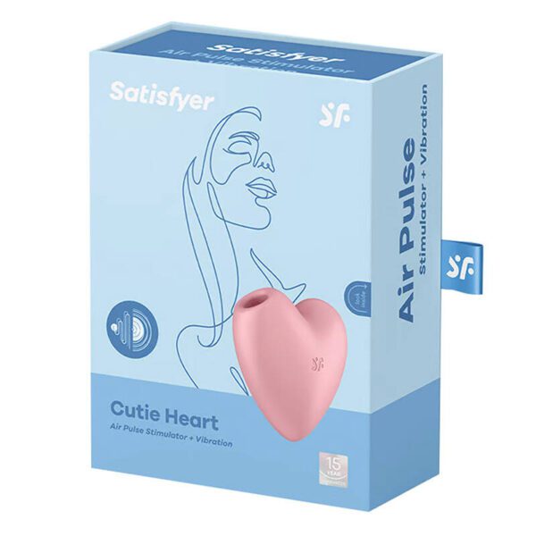 Clitoral massager Satisfyer Cutie Heart Light Red (pink) - Image 5