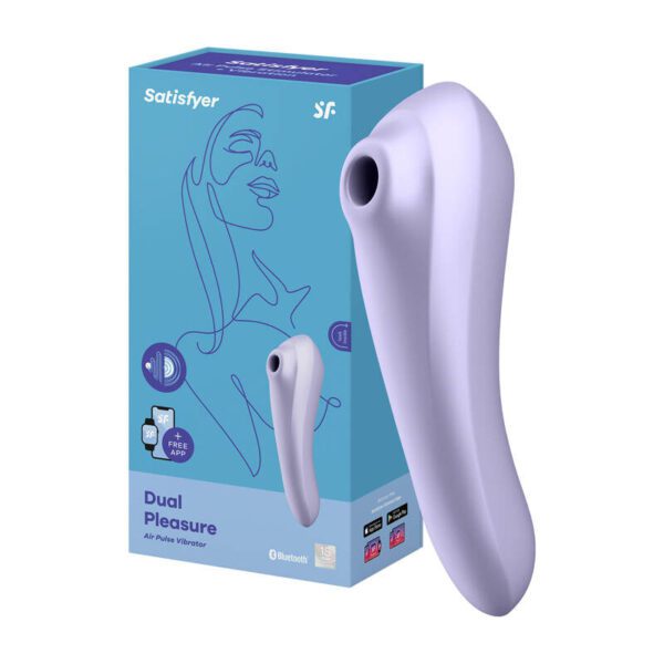 Vibrator Satisfyer  Dual Pleasure with App (Mauve) - Image 2