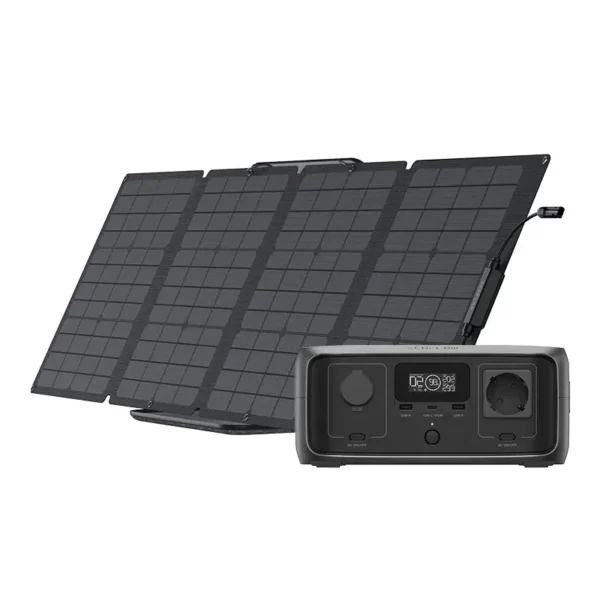 Set: EcoFlow River 3 UPS power station + 110W photovoltaic panel. - Image 8