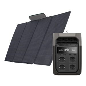 Bundle: Power station EcoFlow Delta 3 + portable solar panel 400W