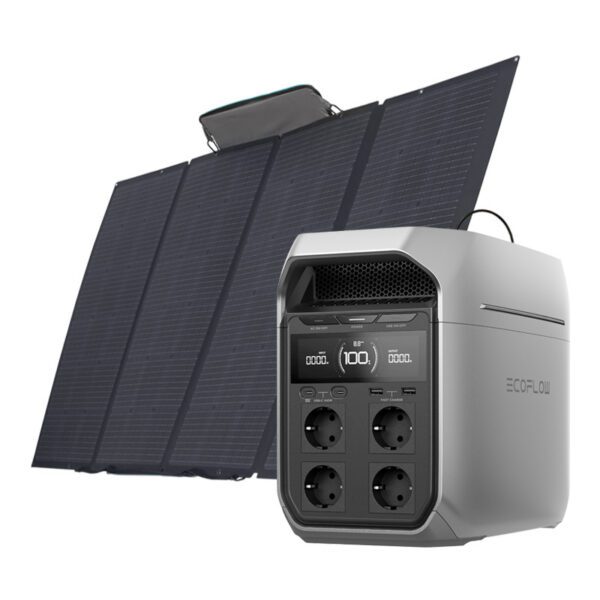 Set: EcoFlow Delta 3 Plus power station + 400W photovoltaic panel.