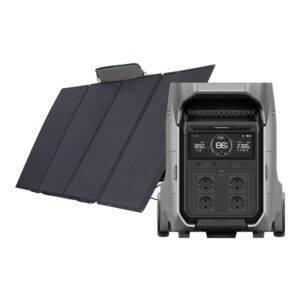 Set: EcoFlow Delta Pro 3 power station + 400W photovoltaic panel.