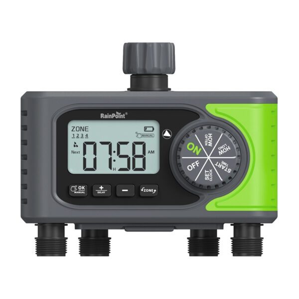 4-Zone Hose Timer RainPoint ITV405