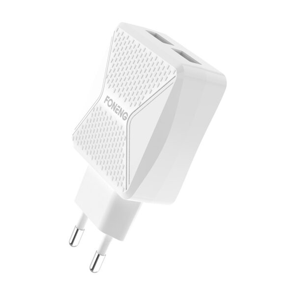 GaN Foneng EU50 charger, 35W 2x USB-C to Type-C to Lightning (white) - Image 5