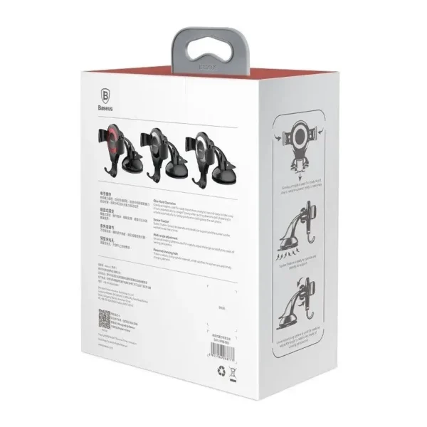 Baseus Osculum gravitational phone holder (red) - Image 7