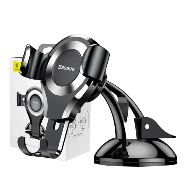 Baseus Osculum gravitational phone holder (black + silver) - Image 6