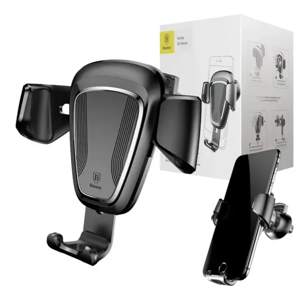 Baseus gravitational grip on the car grid - black - Image 10