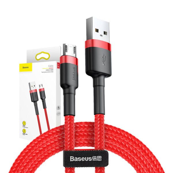 Baseus Cafule Micro USB cable 2.4A 1m (Red) - Image 7