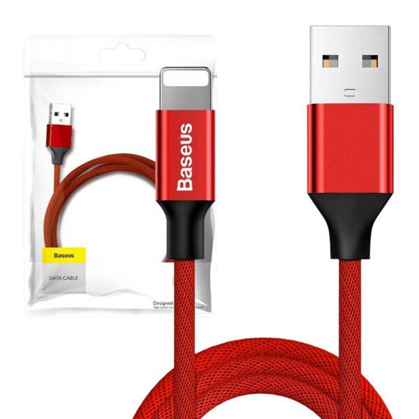 Baseus Yiven Lightning Cable 180 cm 2A (red) - Image 8